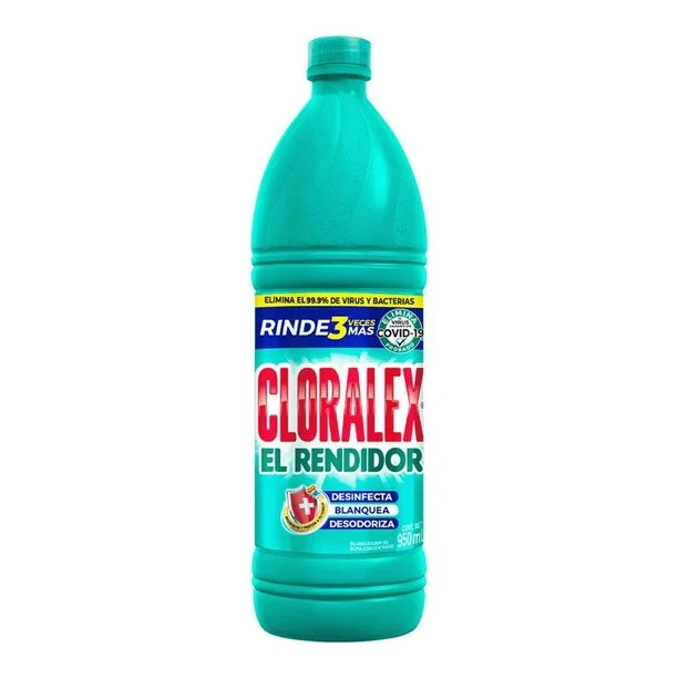 Blanqueador líquido Cloralex El Rendidor 950 ml