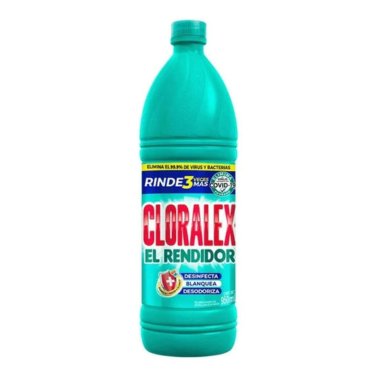 Blanqueador líquido Cloralex El Rendidor 950 ml