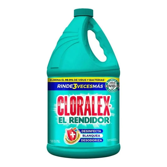 Blanqueador líquido Cloralex El Rendidor 3.75 l