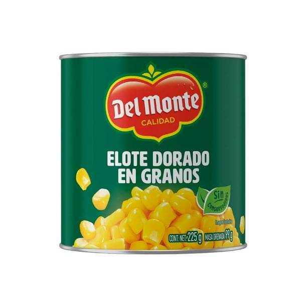 Granos de elote Del Monte dorados 225 g