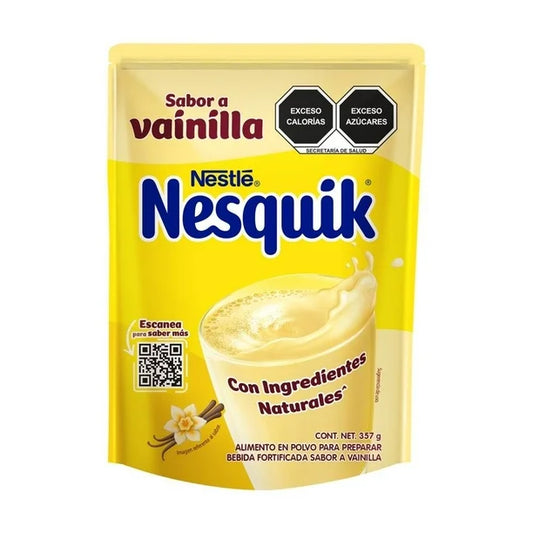 Alimento en Polvo para Preparar Bebida Sabor a Vainilla Nesquik bolsa 357g