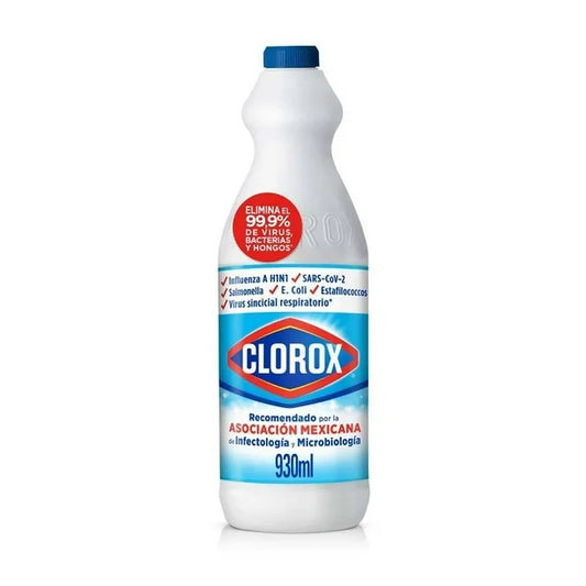Cloro Blanqueador Desinfectante Clorox Original 930ml