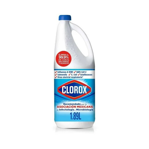 Cloro Blanqueador Desinfectante Clorox Original 1.89 L