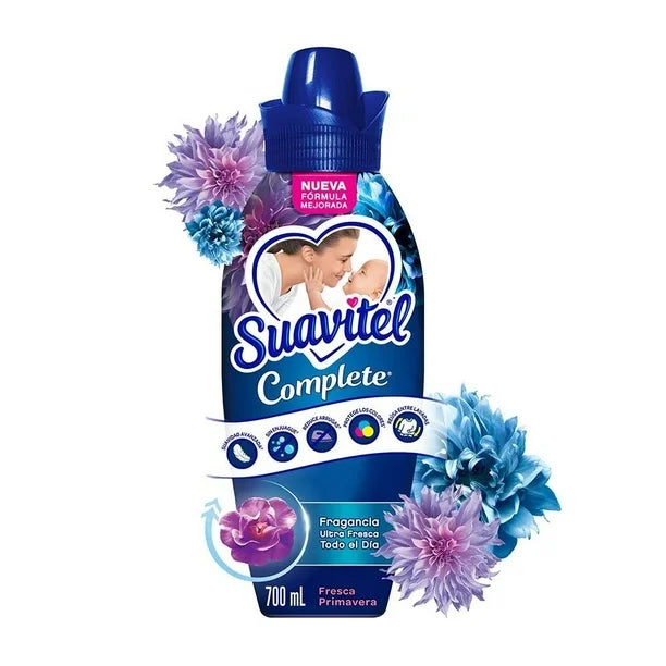 Suavizante de Telas Suavitel Complete Fresca Primavera 700 ml