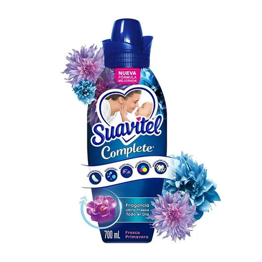 Suavizante de Telas Suavitel Complete Fresca Primavera 700 ml
