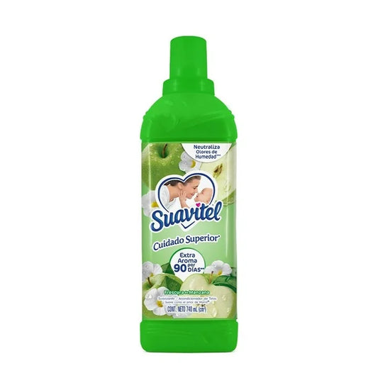 Suavizante de Telas Suavitel Cuidado Superior Manzana 740 ml
