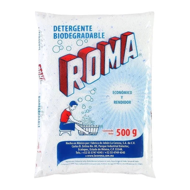 Detergente en Polvo Roma 500 g