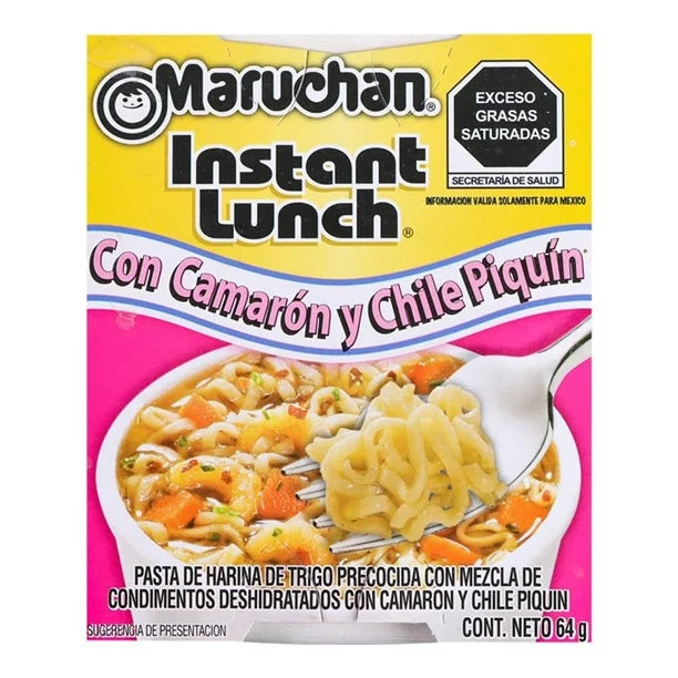 Sopa instantánea Maruchan Instant Lunch con camarón 64 g