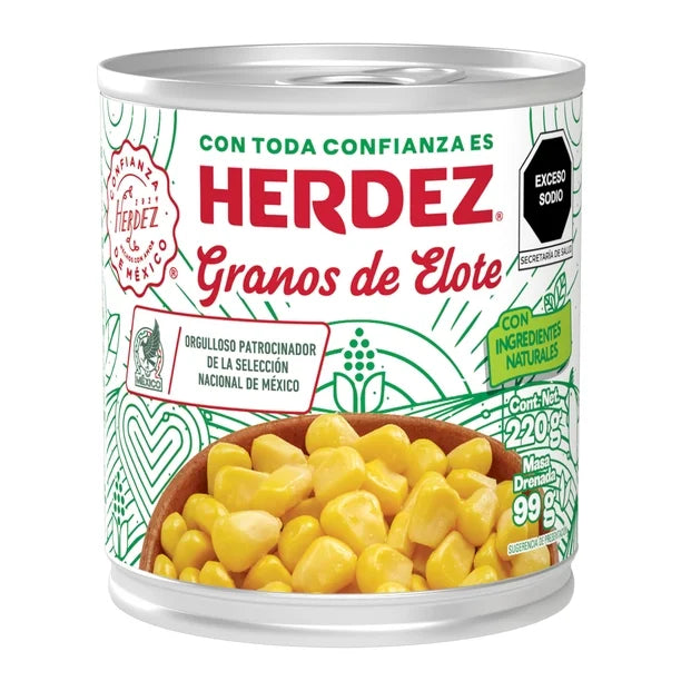 Granos de elote Herdez 220 g