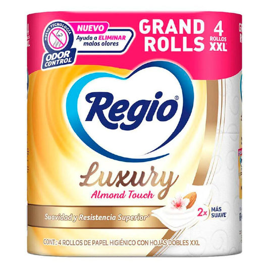 Papel Higiénico Regio Luxury Almond 4 Piezas