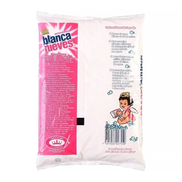 Detergente en polvo Blanca Nieves biodegradable 250 g