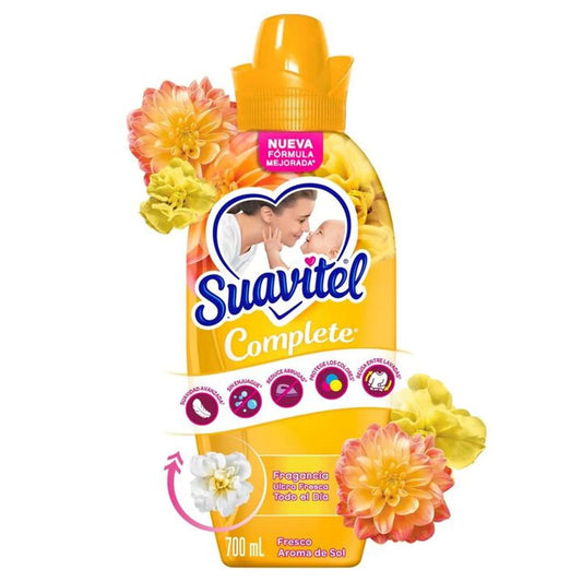 Suavizante de Telas Suavitel Complete Fresco Aroma de Sol 700 ml