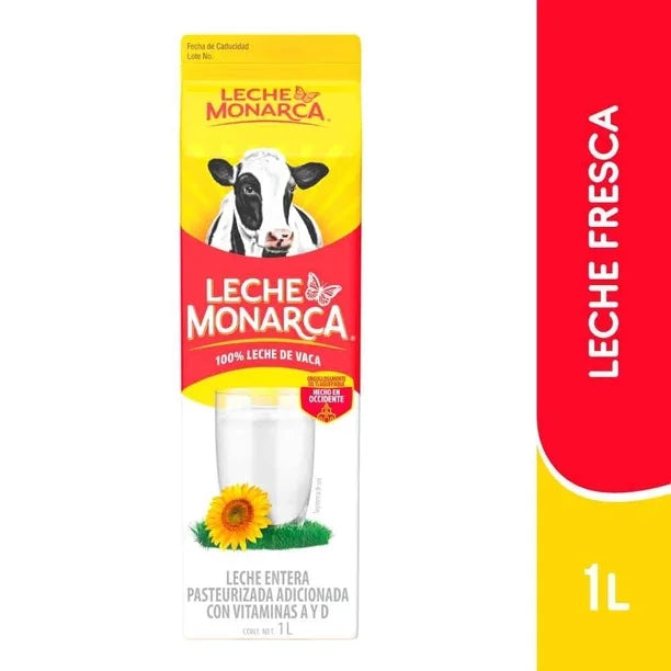 Leche Monarca entera 1 l