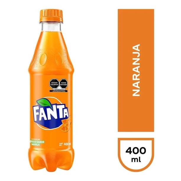 Refresco Fanta sabor naranja de 400 ml