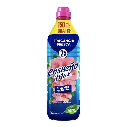 Suavizante de telas Ensueño max frescura primaveral 1 l