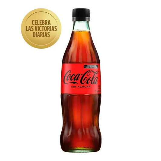 Refresco Coca Cola sin azúcar de 500 ml