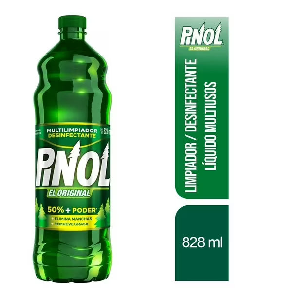 Pinol Limpiador / Desinfectante Líquido Multiusos 828ml
