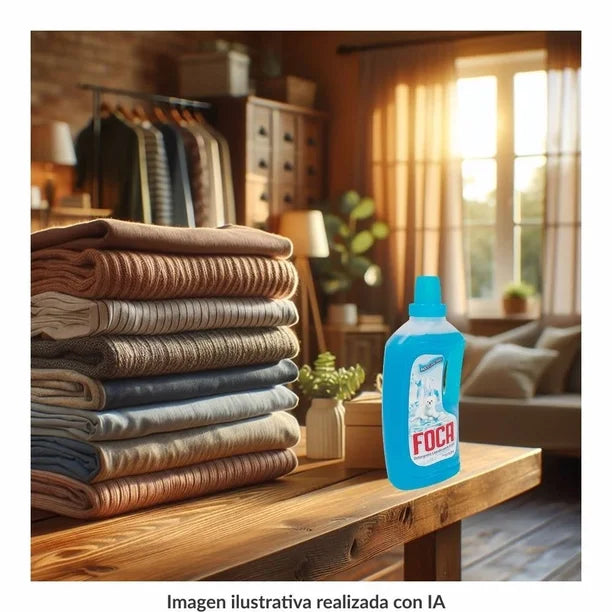 Detergente líquido Foca para ropa 1 l