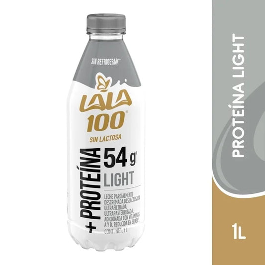 Leche Lala 100 sin lactosa proteína light 1 l