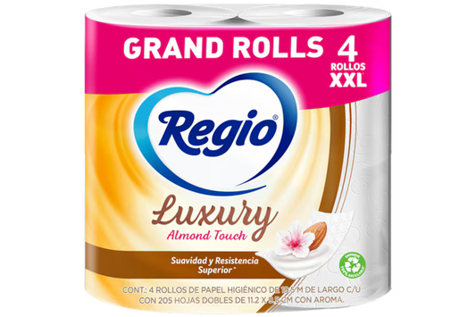Regio Papel Higiénico Luxury Almond Touch