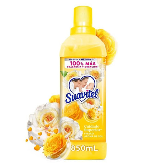 Suavizante de Ropa Suavitel Cuidado Superior Aroma de Sol 850 ml
