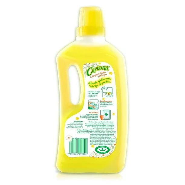 Detergente líquido Carisma para ropa 1 l