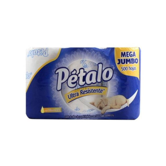 Pack de 6 Papel Higiénico Petalo 500 Hojas Dobles de 6 Pzas Petalo 500 Hojas Dobles
