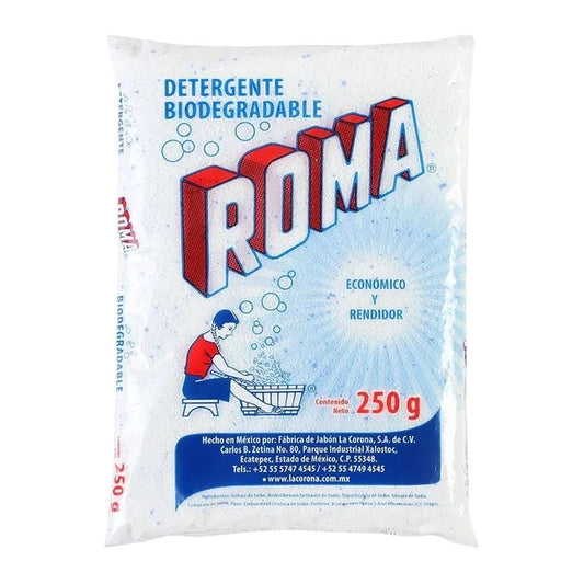 Detergente en polvo Roma biodegradable 250 g
