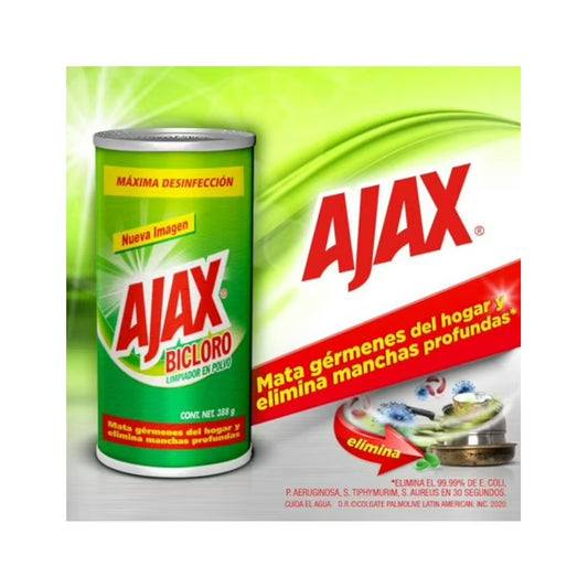 Limpiador en Polvo Bicloro Ajax de 388 gr Ajax Bicloro de 388 gr