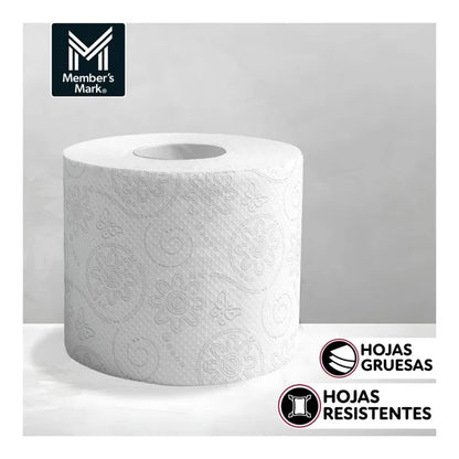 Papel Higiénico Member's Mark Ultra Strong con 40 Rollos de 220 Hojas Dobles