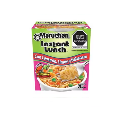 Sopa Maruchan Camarón Limón y Habanero 64 gr.