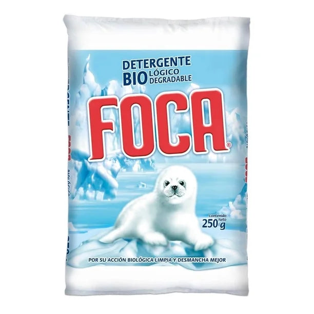 Detergente en polvo Foca biodegradable 250 g