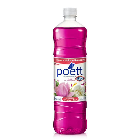 Limpiador de Piso Clorox Poett 900ml Flores