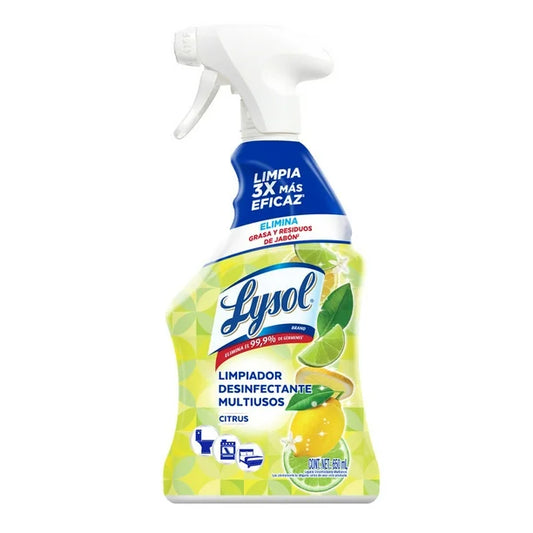 Limpiador Desinfectante Multiusos Lysol Citrus 650ml