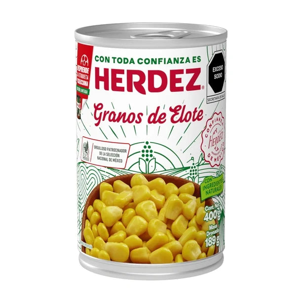 Granos de elote Herdez 400 g