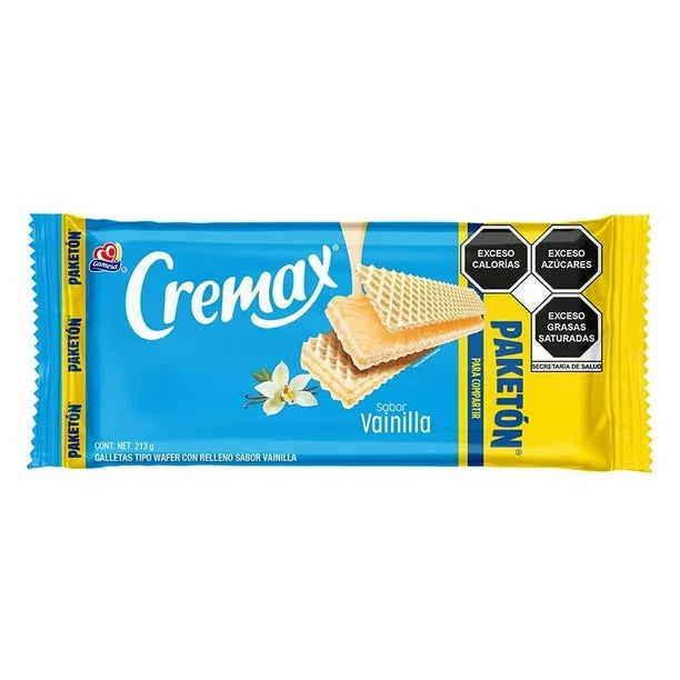 Galletas Cremax Con relleno sabor vainilla 213g