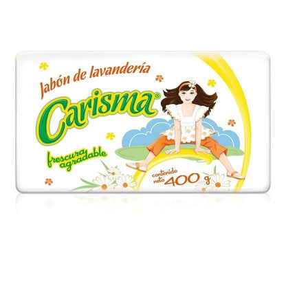 Jabón de lavandería Carisma en barra frescura perdurable 400 g